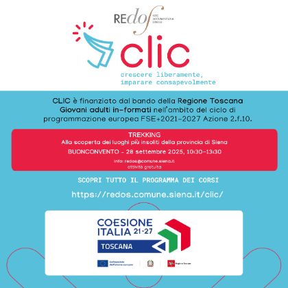 Trekking - CLIC Crescere Liberamente Imparare Consapevolmente Trekking - CLIC Crescere Liberamente Imparare Consapevolmente