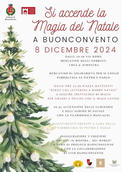 Si accende la magia del Natale a Buonconvento